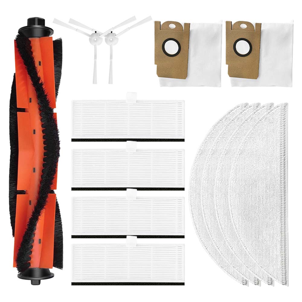 Passend für Xiaomi Lydsto R1 /R1A /R1 Pro /S1 /L1 Ersatzzubehör Ersatzteil Haupt-Seitenbürste Hepa-Filter Mopp Staubbeutel