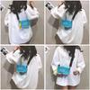 Women Clear Purses Sweet Handbags Crossbody Bags Transparent Jelly Bag Messenger Bag Shoulder Bag