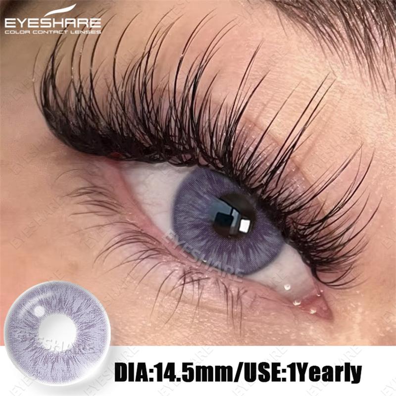 Eyeshare Natürliche Kontaktlinsen Farbige Kontaktlinsen Braune Make-up-Linsen Graue Pupillenlinsen Blaue Augen Kontakte Grüne Augen Linse