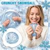 Knuspriges Schnee-Ball Sensorisches Stressabbau-Spielzeug zum Quetschen und Zappeln mit strukturierter Oberfläche und weichem Material für Büro oder Zuhause