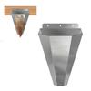 Stainless Steel Poultry Restraining Cone Chicken Medium Size Killing Cone with Safety Gloves Easy To Clean Slaughter Cones