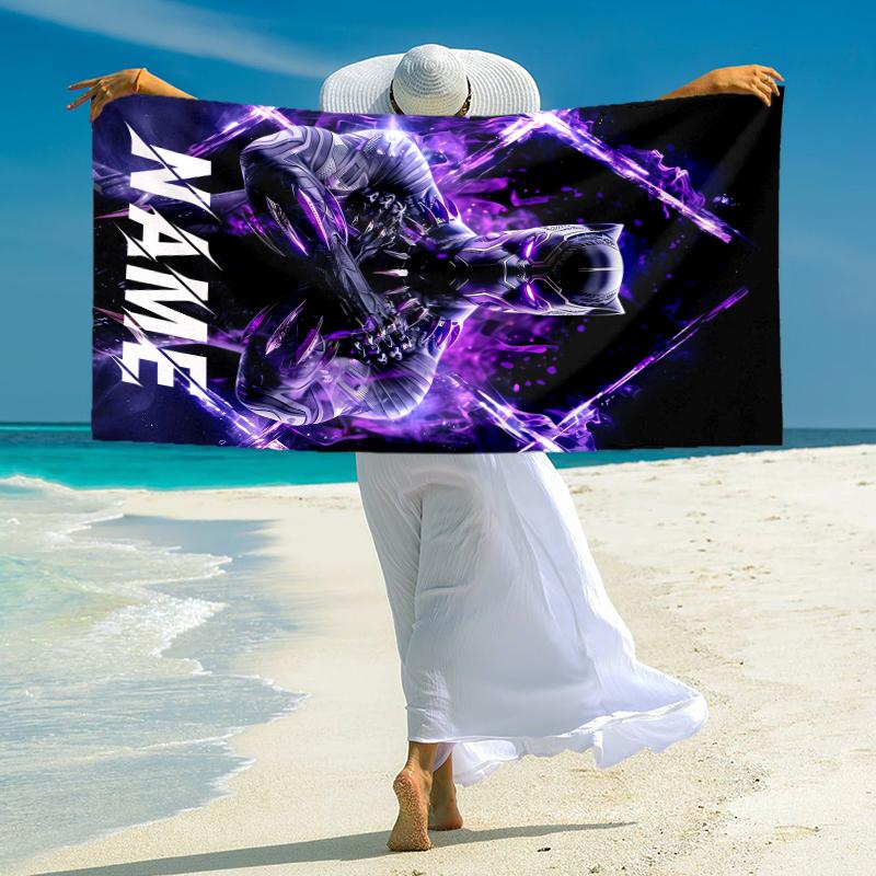 Personalized "Venom Artwork Poster" Beach Towel Microfiber Beach Towel Thin Absorbent for Beach Swimming Yoga Bath Sports. 0910336