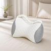Knee Pillow with Washable Polyester Cover and Yielding Center, Carry Loop for Side Sleep and Between-Knee Placement