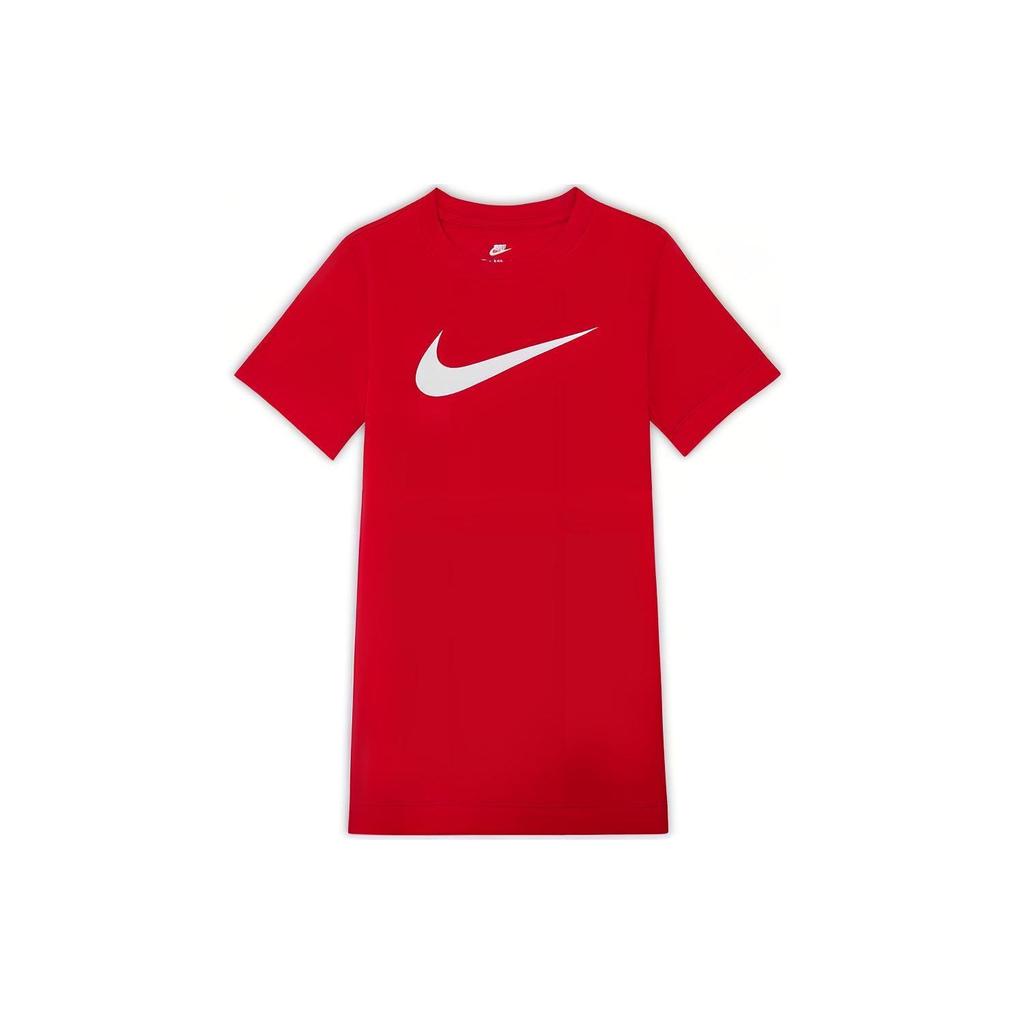 Nike Solid Color Round Neck Short Sleeve T-Shirt Kids Tops DV2572-657