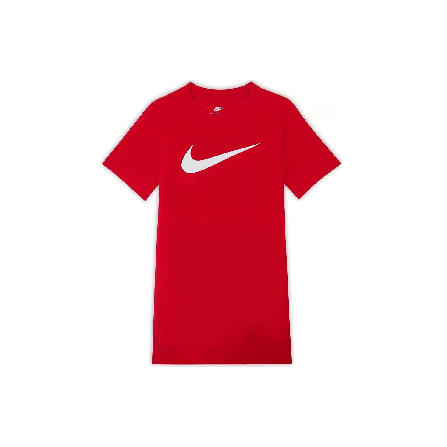 

Nike Однотонная футболка с круглым вырезом и коротким рукавом для детей DV2572-657 S