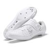 Breathable SPD Road Cycling Shoes For Men Women Bike Riding Shoes With Rotating Buckle Professional Road Bicycle Lock Shoes For Racing & Daily Riding
