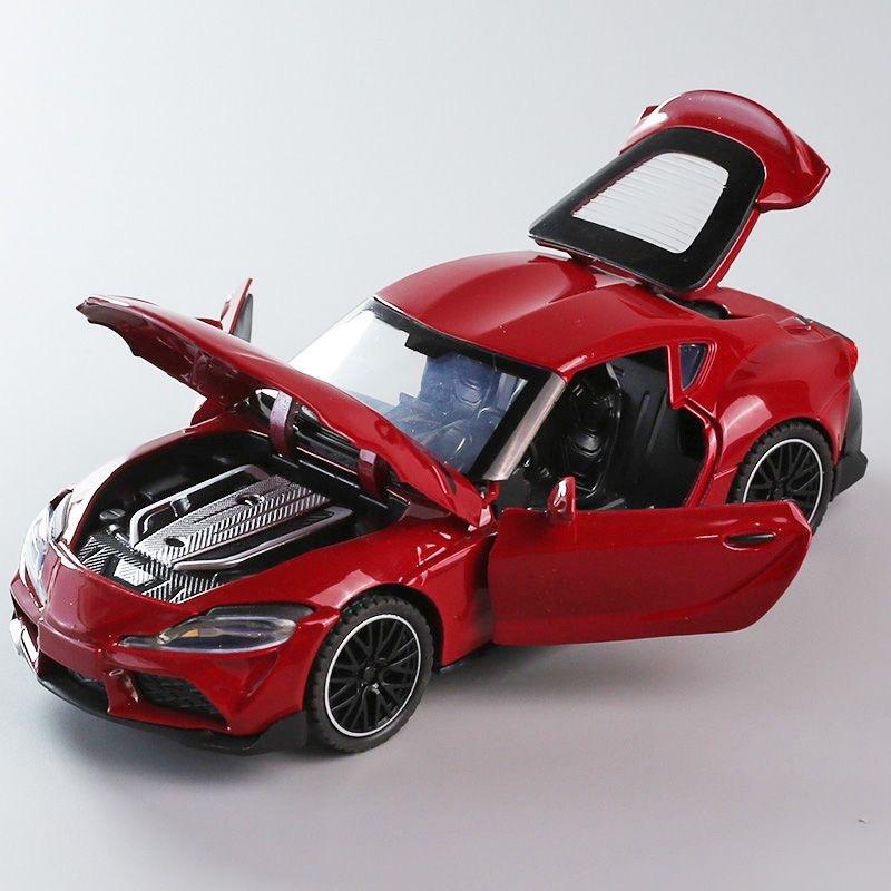 (Boxed) 1:32 Alloy Car Model Four Doors Lighting Music Children's Toys Car Pull Back Boy Wholesale