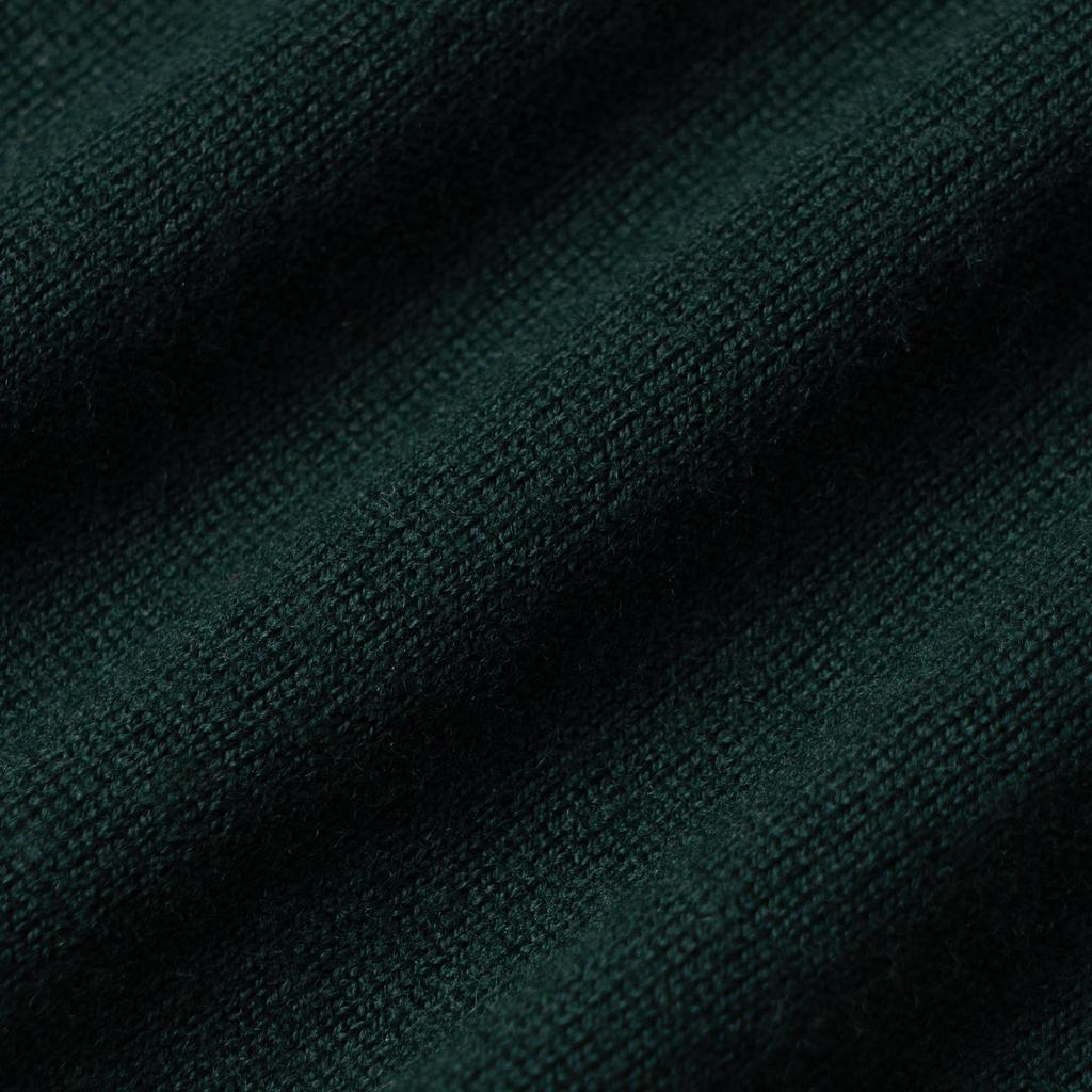 Polo Ralph Lauren FW23 Solid Logo Embroidered V-Neck Pullover Long Sleeve Sweater Men Sweater Dark-Green 710883124-012