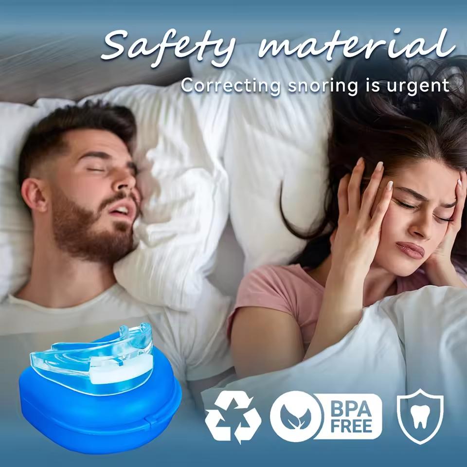 Anti Snore Device Adjustable Soft Silicone Professional Mouth Guard for Nighttime Teeth Grinding and Clenching Relieve ToothPain 3