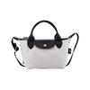 Le Pliage Energy 17 Zipper Closure Canvas And Leather Mini Shoulder Crossbody Bag Women Bags Beige 1500HSR238