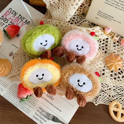 Cute Plush Cake Series Dessert Doll Plush Toys Swiss Roll Doll Birthday Gift Bag Pendant