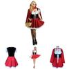 Enchanting Womens Little Red Riding Hood Costume Featuring Puff Sleeves And A-line Design
