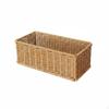 Lidded Woven Container With Lid Rectangular Adaptable Household Storage for