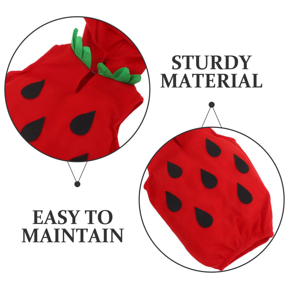 Strawberry Costume For Boys And Girls Realistic Fruit Costume Hood For Halloween Outfit And Stage Performances Years