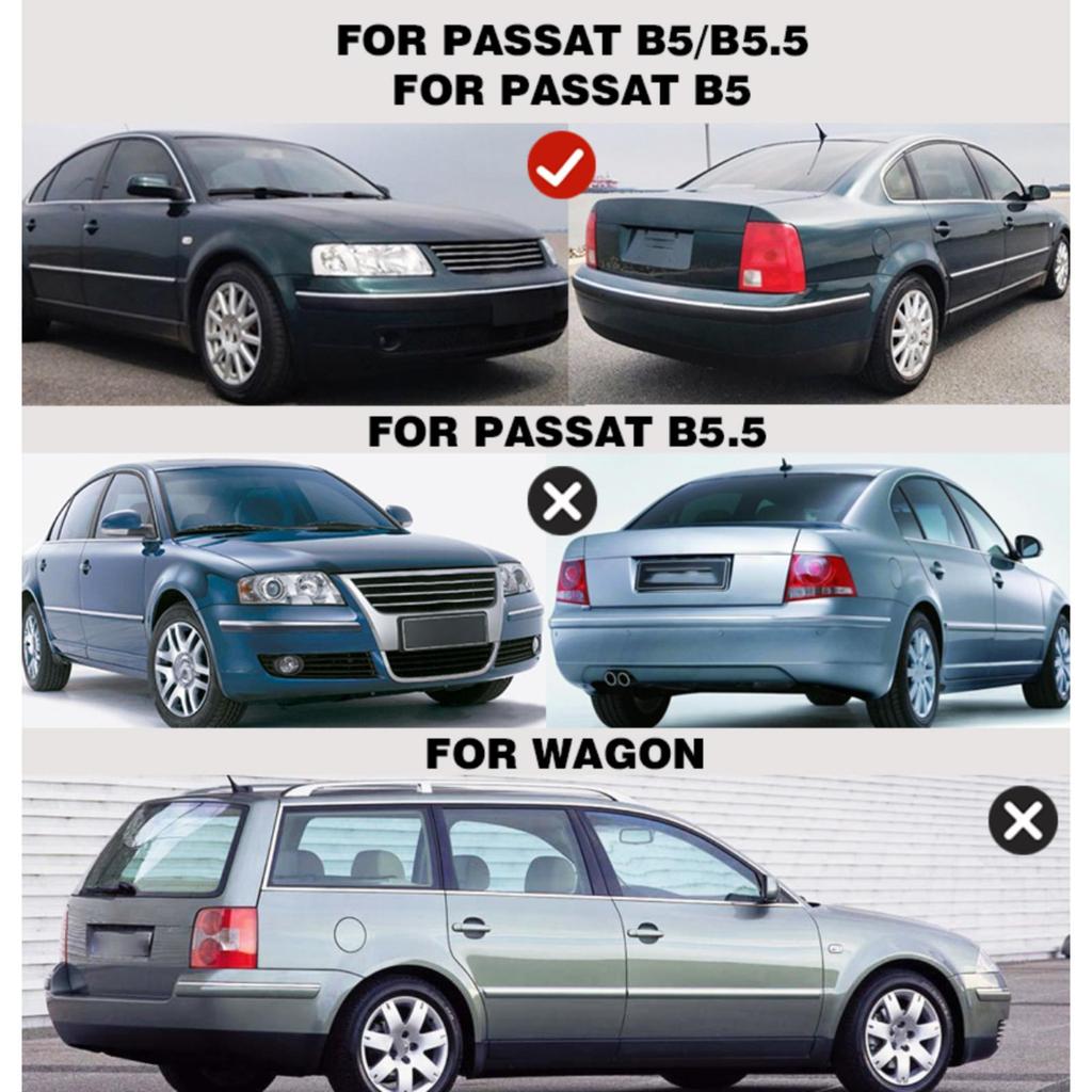 4PCS Car Mud Flaps Splash Guards Mudguards Car Mud Flaps Compatible with VW Passat B5 / B5.5 1998 1999 2000 2001 2002 2003 2004