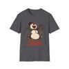 Unisex Softstyle T-Shirt Snowman Comedian  Funny Christmas Holiday Art
