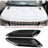 KIMISS Hood Vents, Exterior Hood Air Vent Outlet Wing Trim for Land Rover Range Rover Evoque 2012-2018(Black)