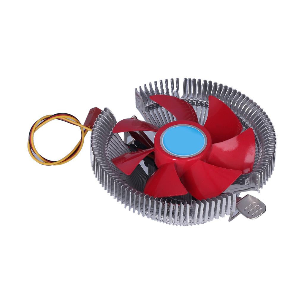 CPU Cooler Pure Aluminum Material Dispersed Conduction Silent Heat Dissipation Cooling Fan for Office Computer