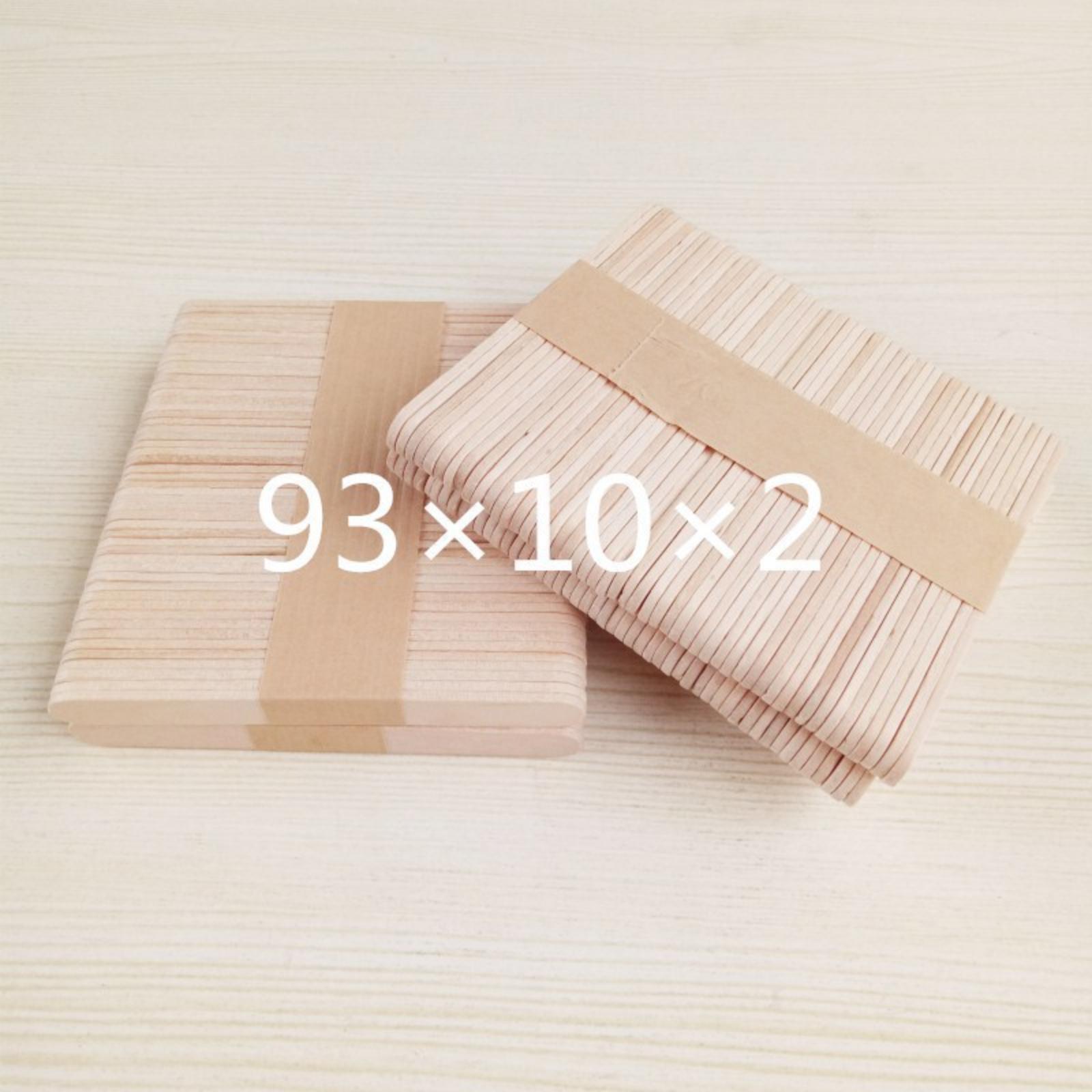 Ice Cream Sticks, Wooden Sticks, Craft Supplies, Disposable Wooden Ice Cream Sticks, Popsicle Sticks, Ice Lollipop Sticks One Size жёлтый