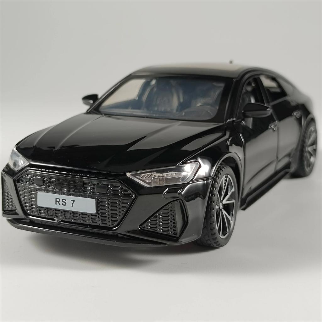Simulación Escala 1/32 RS7 Coche Deportivo Aleación Fundición a Presión Metal Modelo Juguetes Educativos y Divertidos para Niños Regalo para Niños Adorno de Exhibición Coleccionar