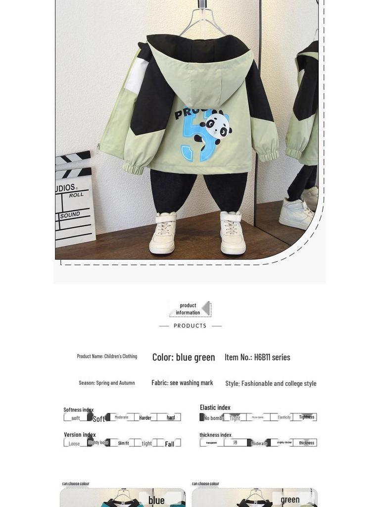 Kids' Spring & Autumn Windbreaker: 2025 Collection for Boys, Ages 2-11