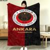 Gençlerbirliği Flanelldecke mit Aufdruck Hohe Qualität Warm Bequem Decke für Alle Jahreszeiten Perfekt für Geschenke Wohnkultur