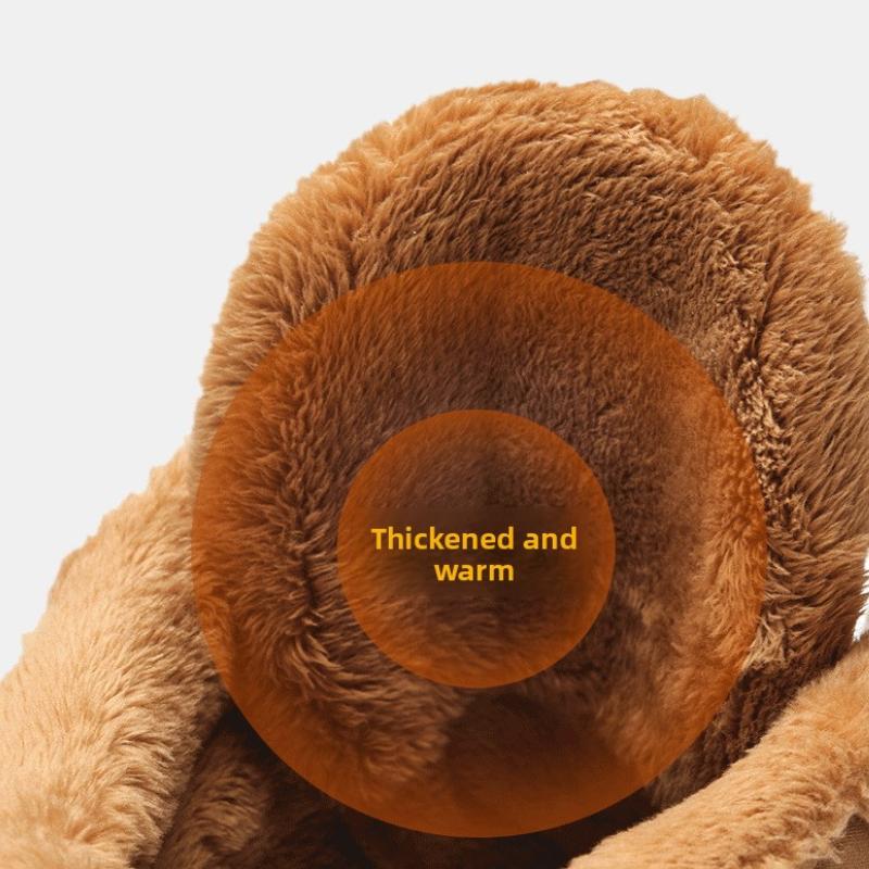 High-top Snow Boots Plush Winter Outdoor Sneakers Anti-slip Hiking Sports Shoes Warm Ankle Boots Cotton Shoes Size 27-47