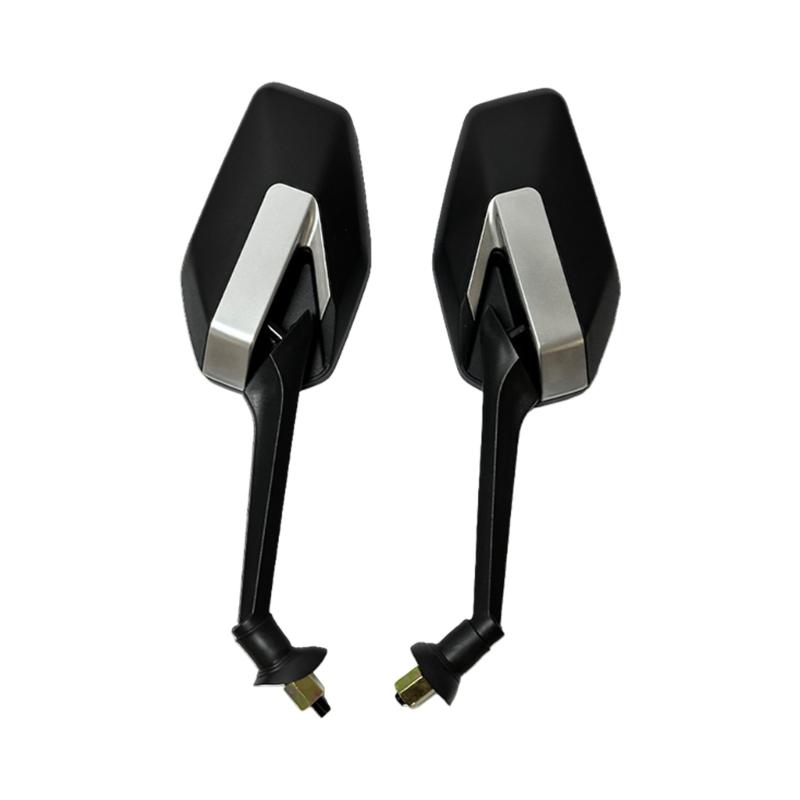 

1 Pair Angle Adjustable Motorcycle Rearview Mirrors Convex Design For Enhanced Road Safety Electric Scooter Accessories