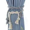 2PCS Curtain Tiebacks Wide Application Curtain Ties Anti-scratch Tassel Decor Cotton Flax Exquisite Curtain Ropes