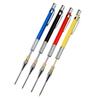3Pcs/Set Multicolor Metal Woodworking Mechanical Pencil Set 2.0mm 2B Black Lead Core Deep Hole Scribing Marking Tool