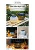 Solar-Powered Outdoor Waterproof Atmosphere Lamp with Light Control for Courtyard, Camping, and Picnic Table Lighting.