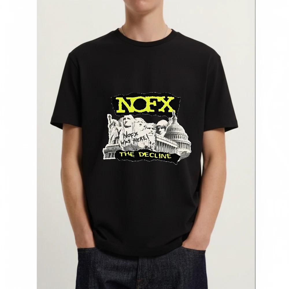 Maglietta Nera Vintage NOFX The Decline
