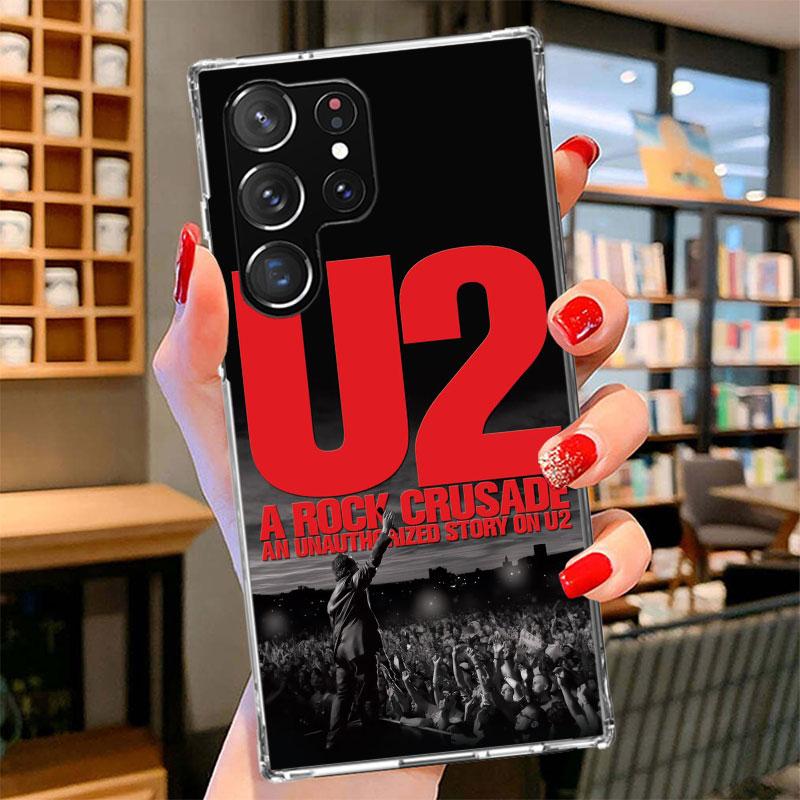 Band U-U2 Rock Phone Case For Samsung Galaxy S26 S25 Edge S24 Ultra S23 S22 Plus S21 S20 FE Soft Fundas Shell Galaxy S25 S24 S23