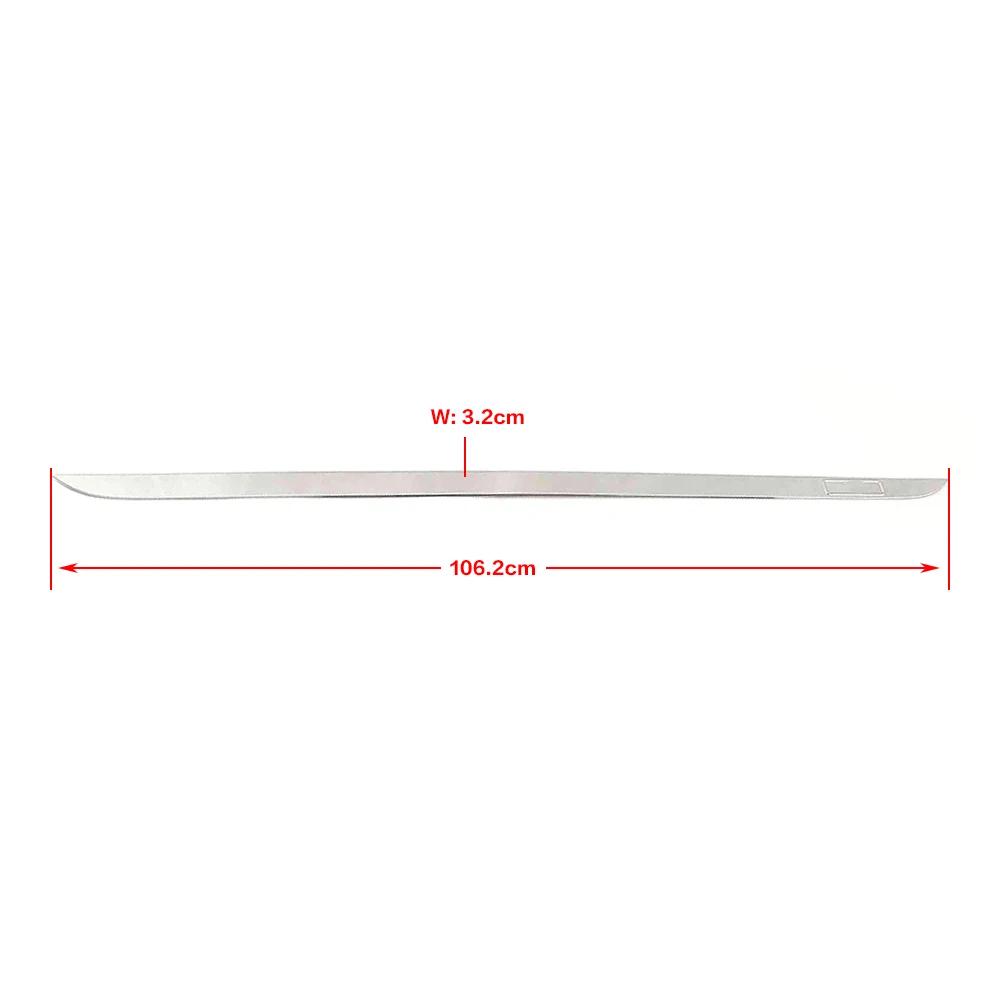 Pro MG ZS 2017-2019 Exteriérové příslušenství vozu Upravit Namontovat Zadní výklopný kryt víka zavazadlového prostoru Ochranná nálepka z nerezové oceli