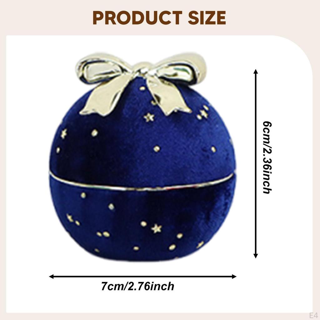Jewelry Box rage Case Bowknot Luxury Portable Elegant Trinket Organizer for Wedding