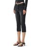 Deketeuumeon Seamed Low Rise Capri Jeans Dcwpt024Black