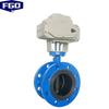 FGO Electric Flange Rubber Lined Butterfly Valve