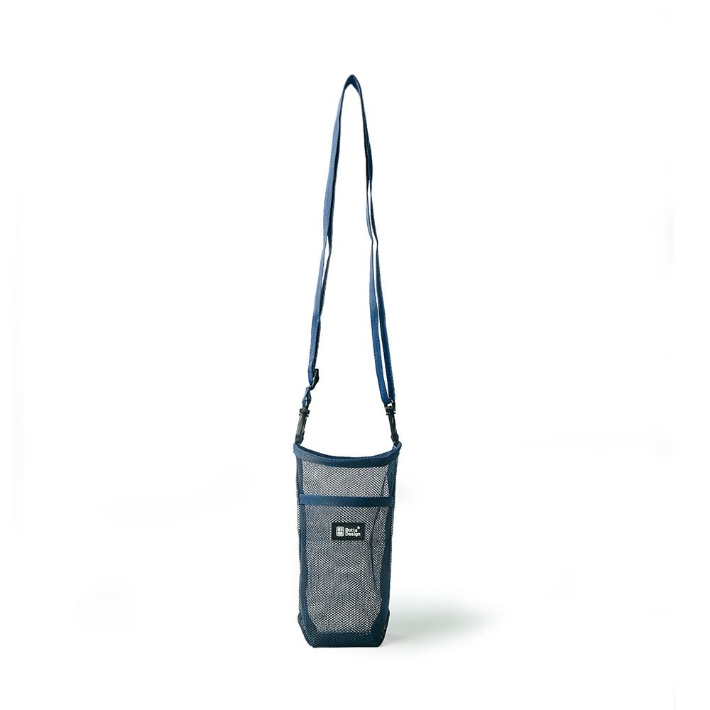 

Сетчатая сумка для стакана воды с регулируемым ремешком, сумка для переноски бутылки с водой, модный чехол для бутылки с водой на открытом воздухе темно-синий