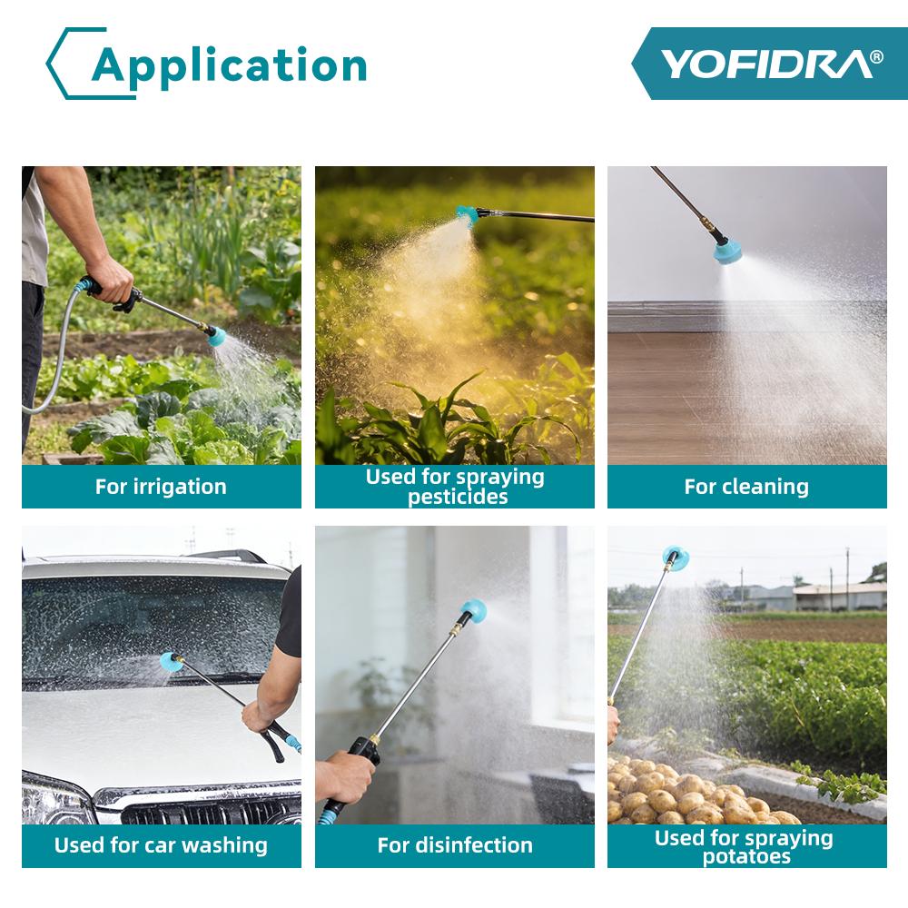 Yofidra Spruzzatore Elettrico 20L Alta Capacità Zaino Spruzzatore per Prato e Giardino Strumenti Elettrici Per Batteria Makita 21V Pin