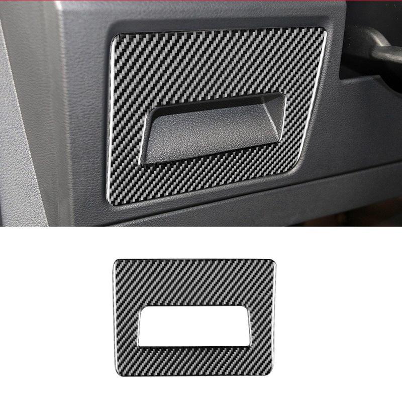 Carbon Fiber For BMW X1 F48 2016- X2 F39 2018- Car Driver Side Storage Panel Cover Trim Interior Accessories