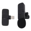 Wireless Microphone Lavalier Lapel Microphone Clip On Video Mic for Live Outdoor Mobile Phone