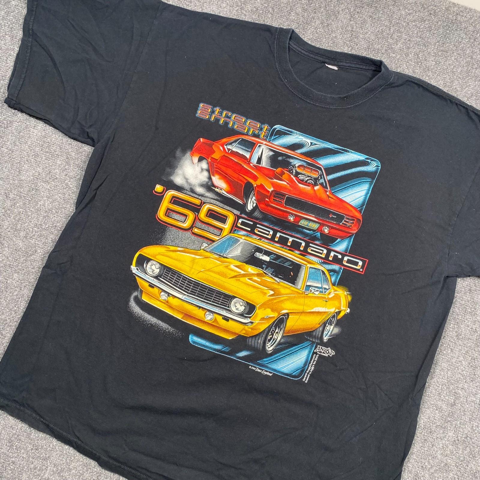 Street Smart ’69 Camaro Muscle Car Graphic Tee Shirt XL Unisex T-Shirt XXXXL