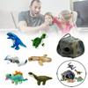 Adorable Plush Dinosaur Toys Set Featuring Realistic Pterodactyl T-rex And Long Neck Dinosaurs For Home Decoration