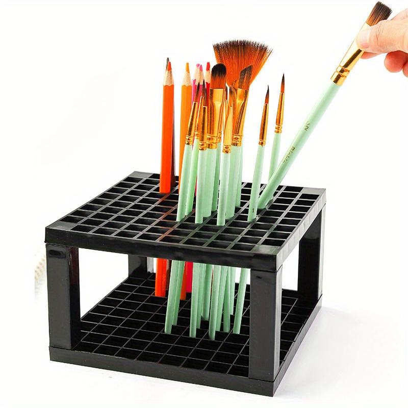 1-piece Set of 96 Holes Makeup Brushes&Paint Brushes Storage Detachable Holder,multifunctional Art Painting Pens Organizer.