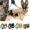 Dog Harness for Large Dogs Leash Collar Harnesses French Bulldog Pet Tactical Training Vest Dog Accessories Night Reflect Breathable Mesh Dog Clothing