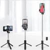 With Soft Beauty Cell Phone Selfie Stick Tripod Bluetooth Remote Wireless Selfi Stick Phone Holder Stand