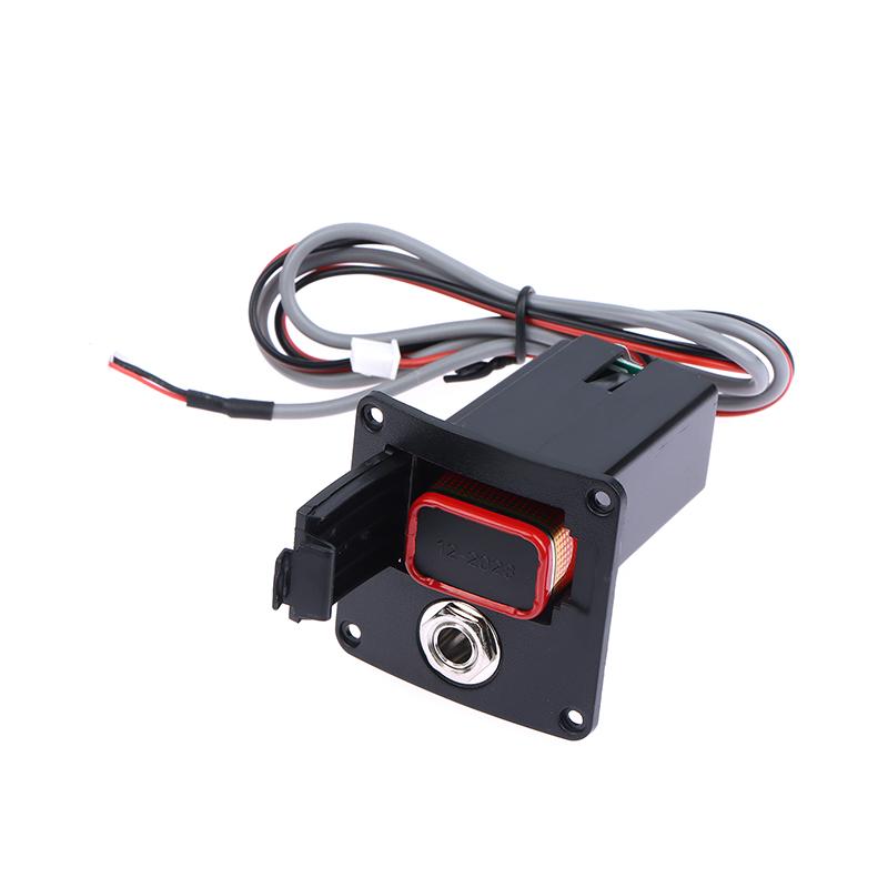 DIY Accessories 9V Battery Case Holder Cover Box Black for Acoustic Guitar Bass Pickup Essential Guitar Parts Set