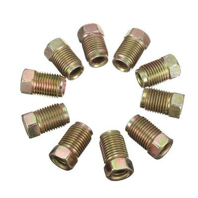 3/16 Brake Hose Adapter M10 Thread Accuracy Seal Automotive Brake Fitting Corrosion Resistant Strong Metal Design