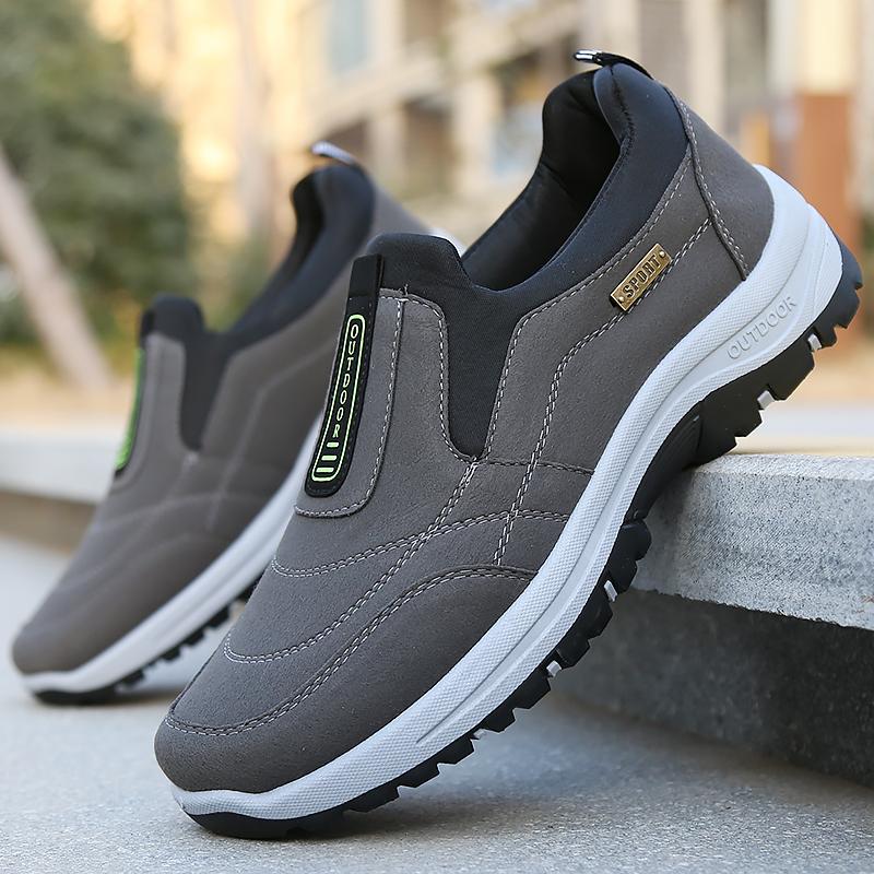 Men's Shoes, Versatile Men's Lightweight Wear-Resistant Running Shoes, Slip-On Mesh Hiking Shoes, Comfortable Sports Shoes for Men, Breathable Men