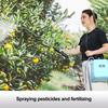 Electric Garden Sprayer 5L/8L Backpack Sprayer with 3 Mister Nozzles Retractable Wand Shoulder Strap Rechargeable Weed Sprayer for Spring Time